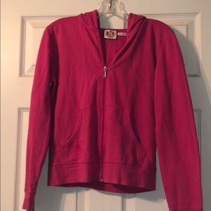 Pink juicy couture zip up jacket